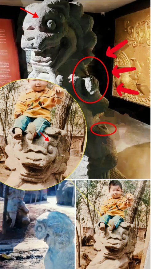 这波操作太硬核了！安徽男子旅游撞见自家17年前丢的石狮子，直接在线“认亲”！