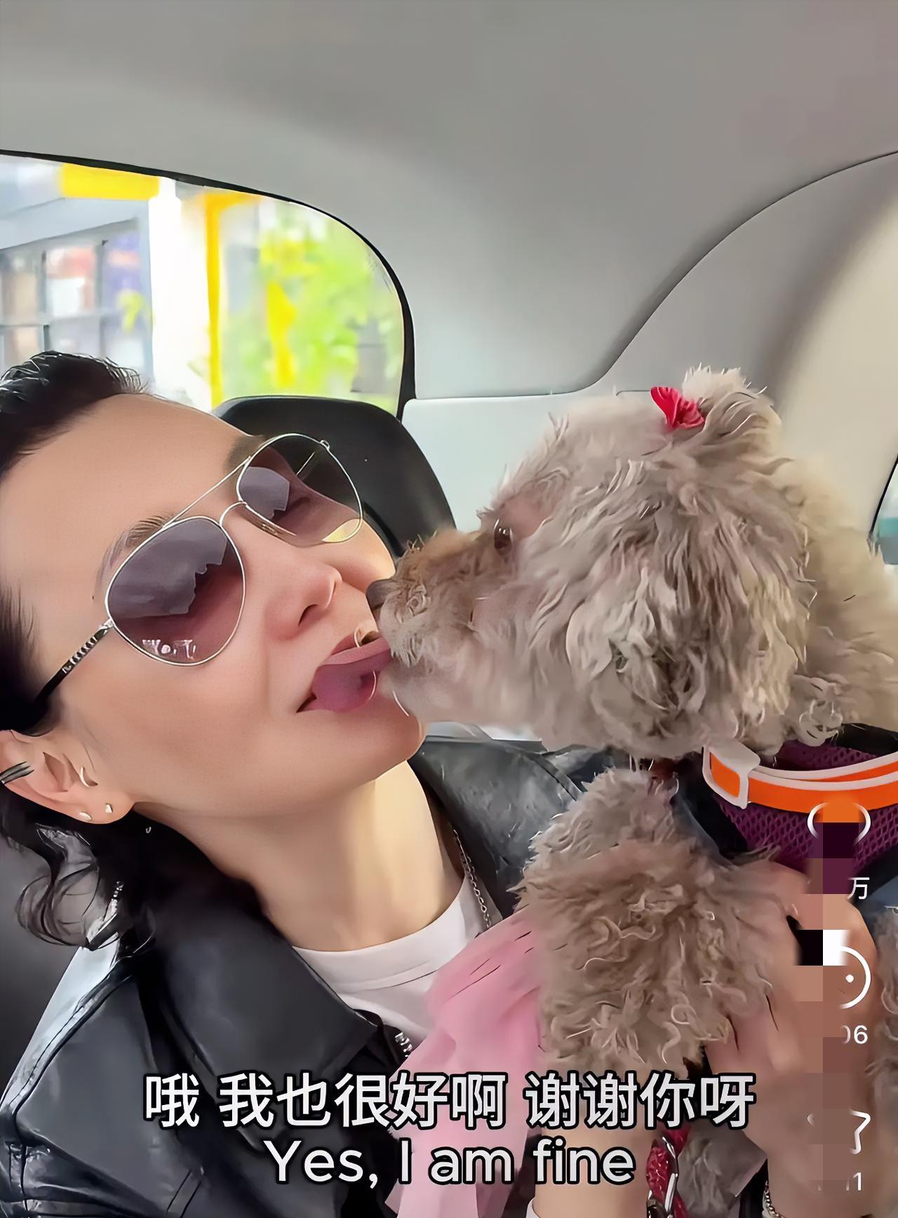 妈呀，这也太不正常了吗？跟狗狗亲嘴！