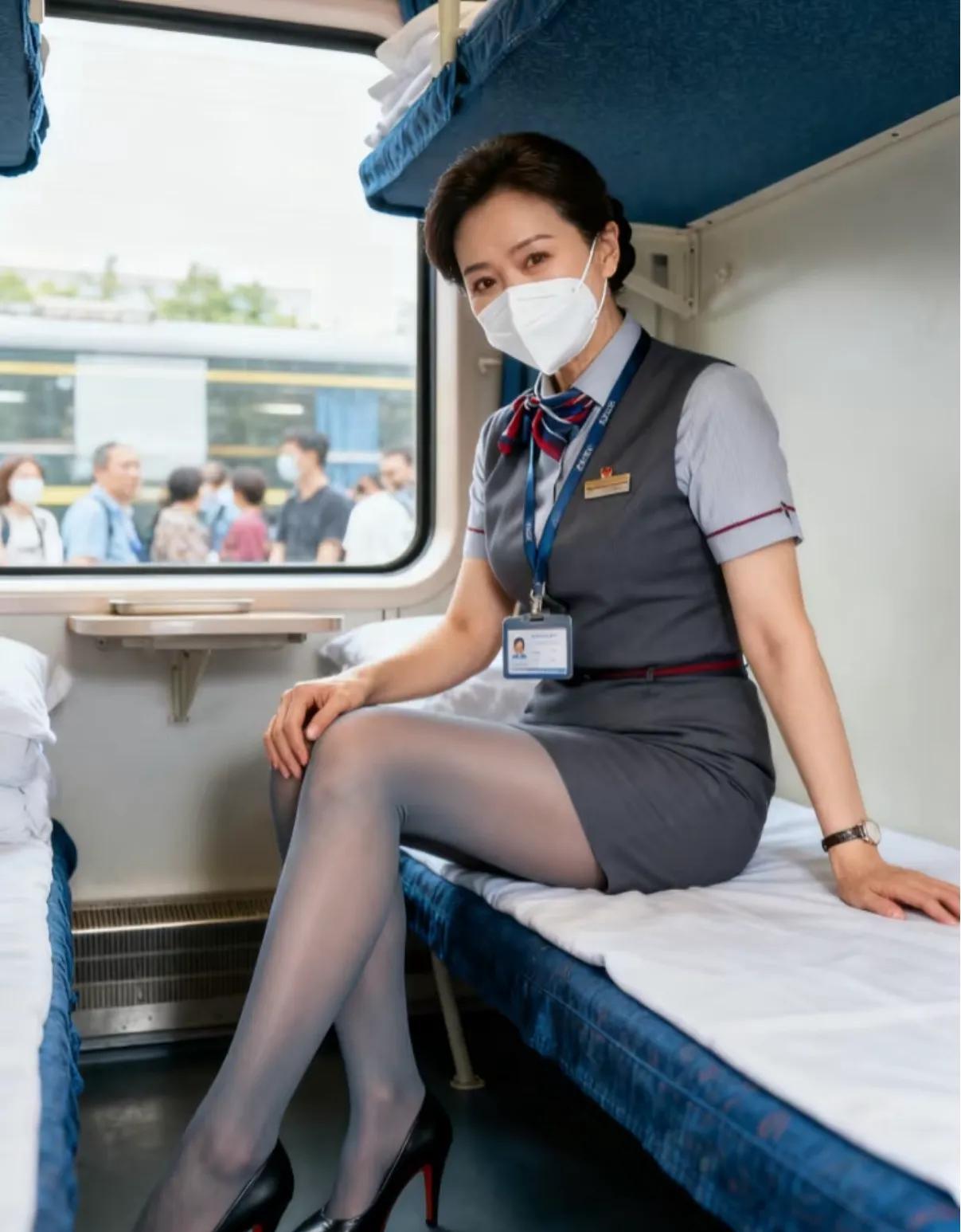 高铁乘务员辛苦啦！