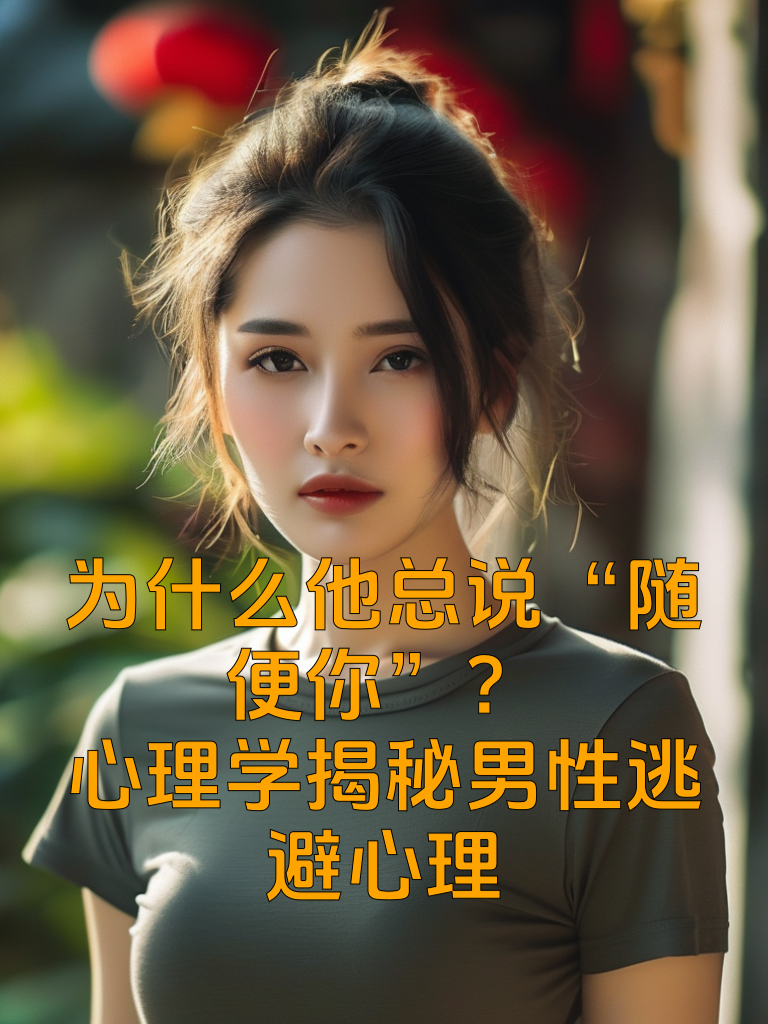 为什么他总说“随便你”？心理学揭秘男性逃避心理