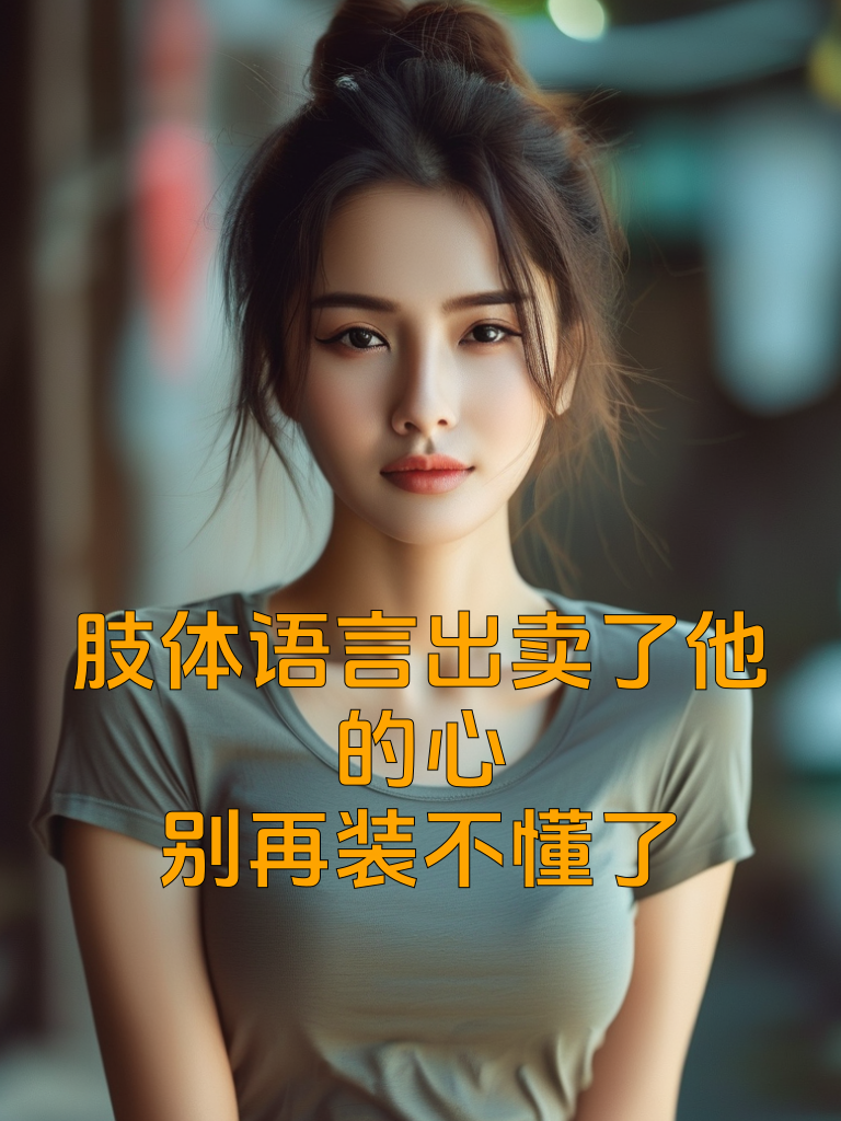 肢体语言出卖了他的心，别再装不懂了