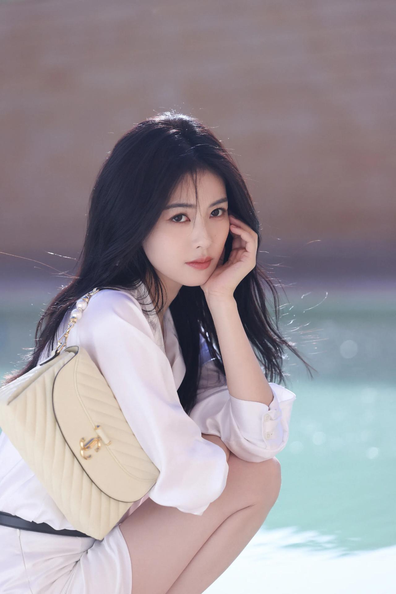 白鹿美图分享，清楚可爱，优雅美丽白鹿白鹿来咯白鹿造型白鹿生图白鹿自拍白