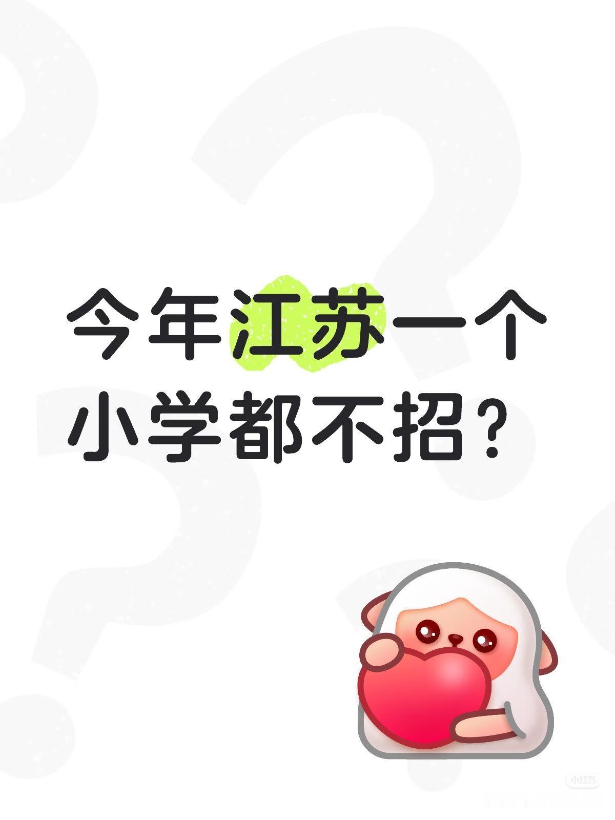 这下好了！小学教育是真的没出路了，江苏生育率太低了，学生不够，一大批小教生无