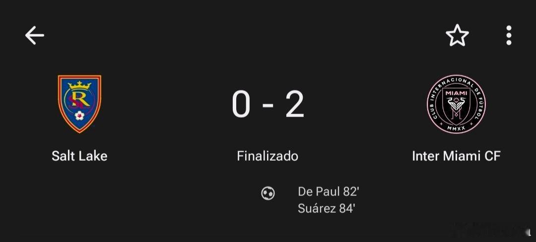 看到梅西又对一支叫皇家盐湖城的球队出了新丑闻。。迈阿密国际尽管队里有个累赘，还是