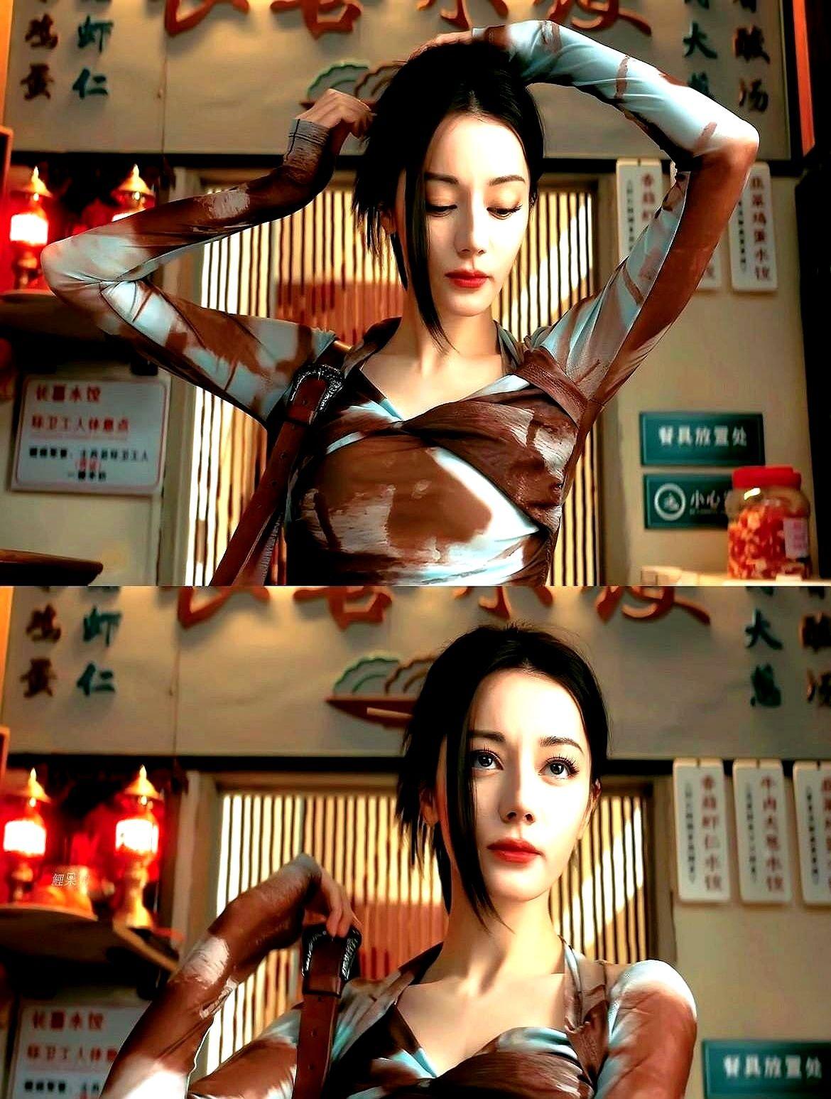 迪丽热巴这次是把“美强疯”刻进骨头里了吧！现在网上直接炸锅，有人说聂九罗白天