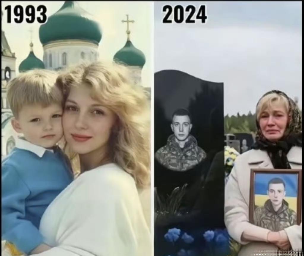 1993年她抱着他笑，2024年她捧着他的照片哭……这孩子曾是她怀里的软团