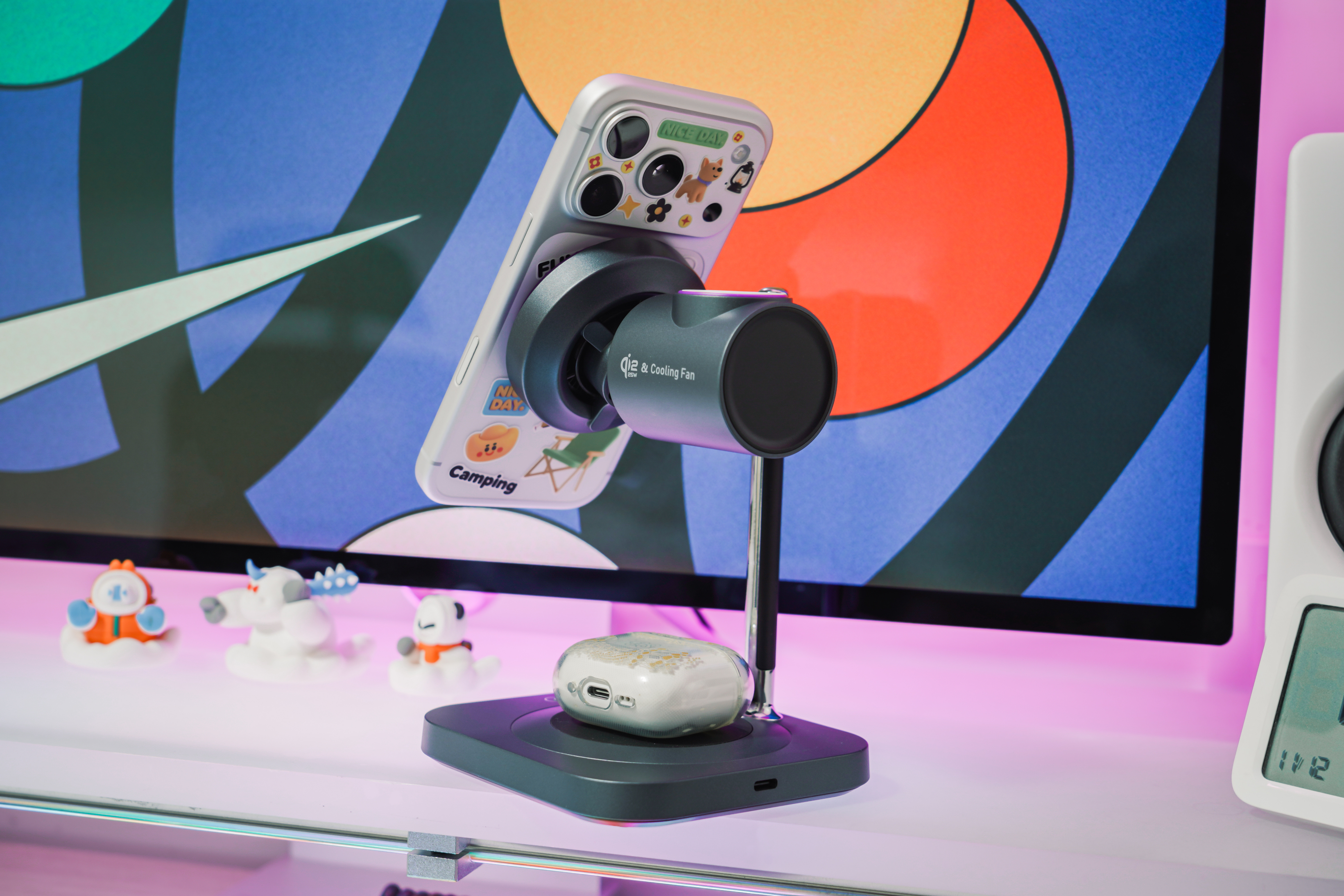 加赏Qi2.2终于是可以用上了，你的iphone能保证25W稳稳的功率输入同时