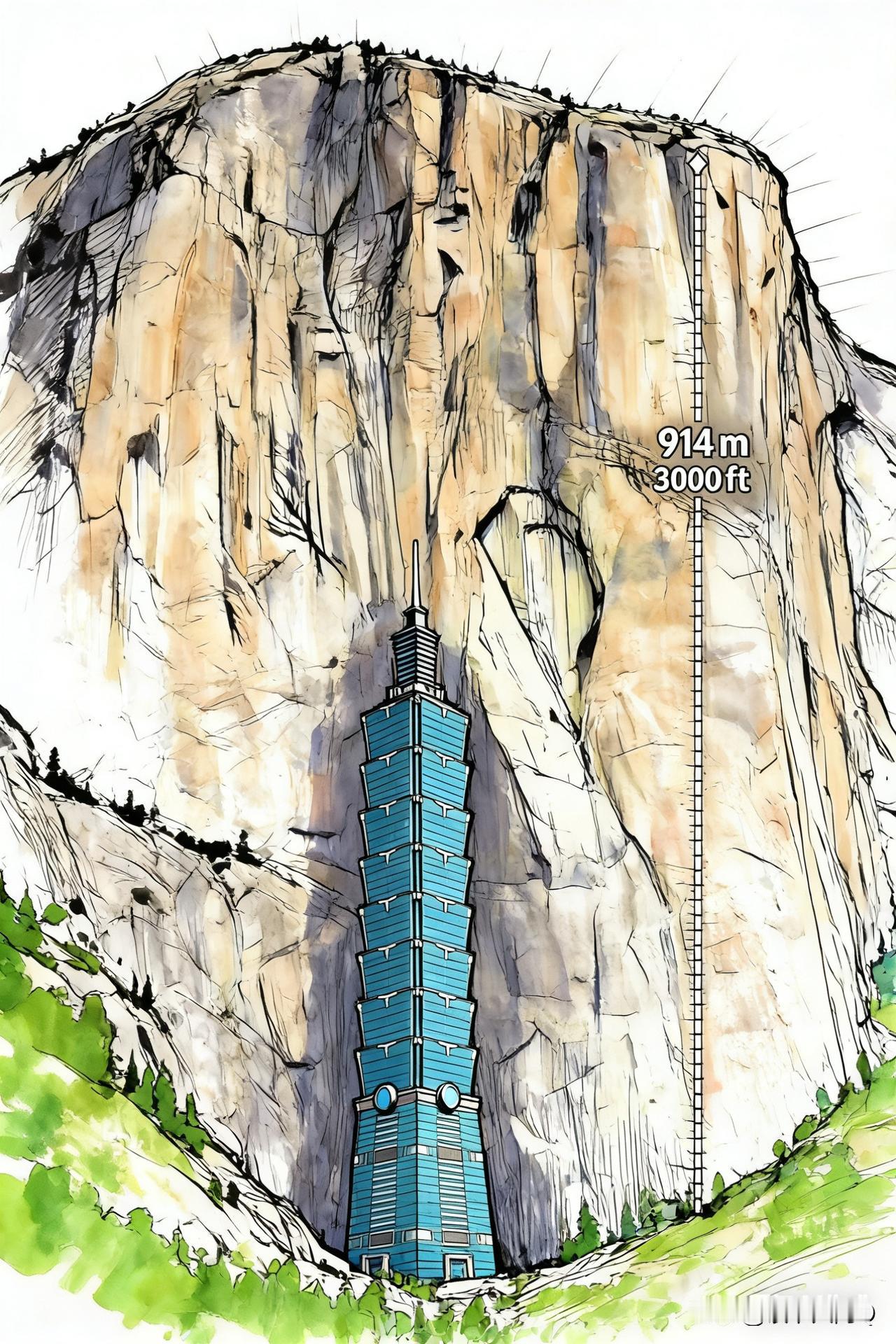 看了这种图，你就会发现那个美国爬台北101大厦根本就没有什么了不起的！因为他还