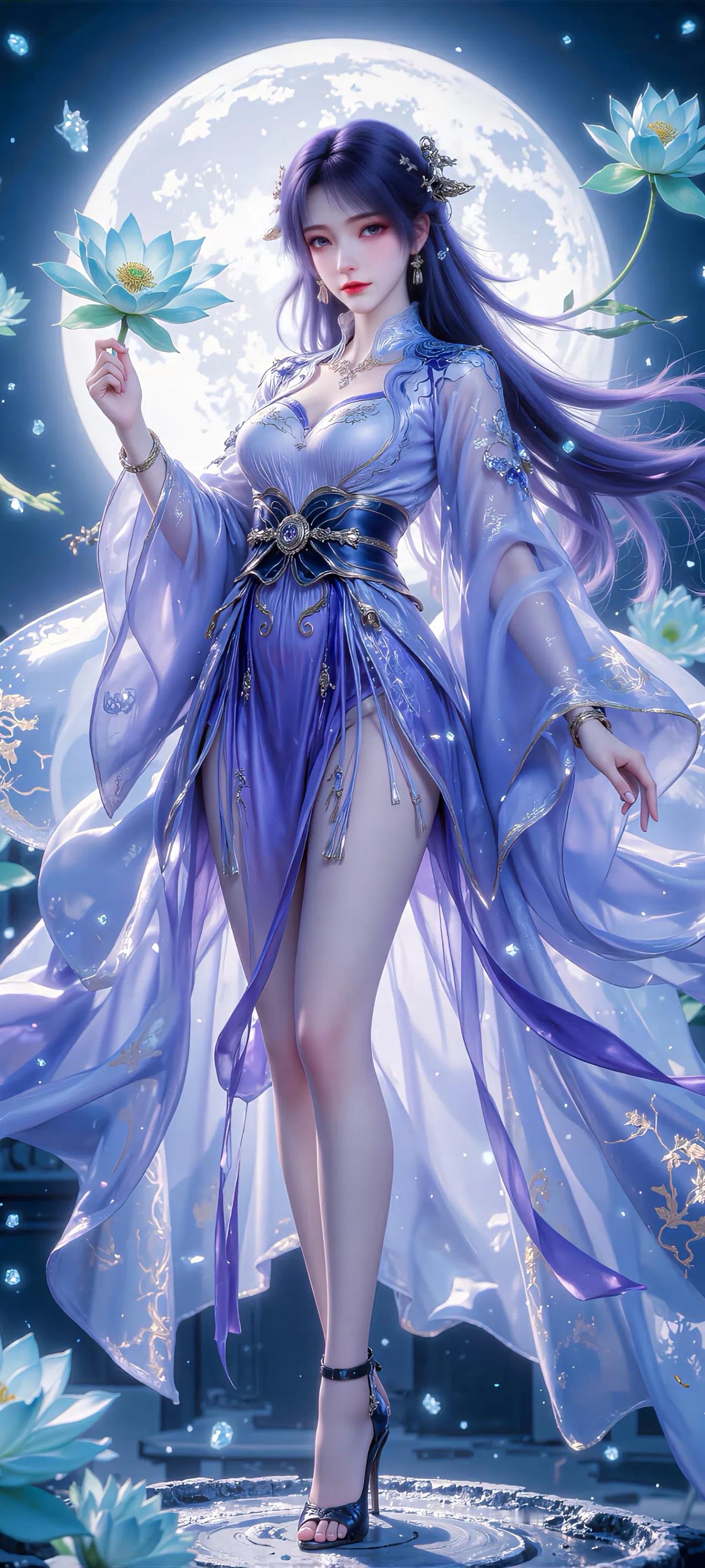 遮天姬紫月【精美壁纸】这版感觉更高挑了！国产动漫​​​