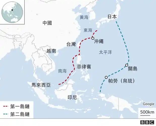 美智库10号发布最新报告，称开战风险太高，主张美军从第一岛链后撤至第二岛链！