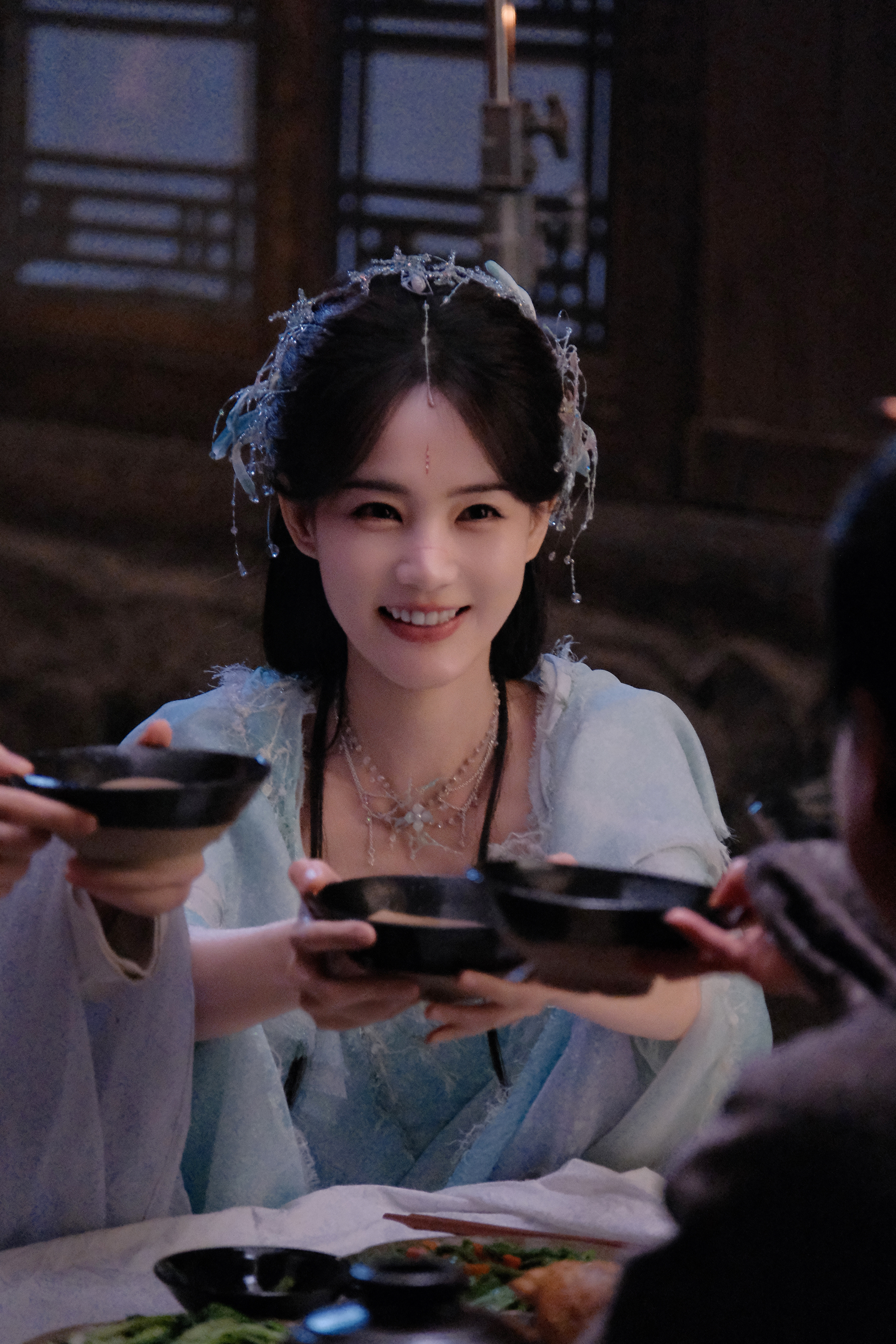 新造型～～～李一桐《天地剑心》清瞳☽剧照-蓝衣