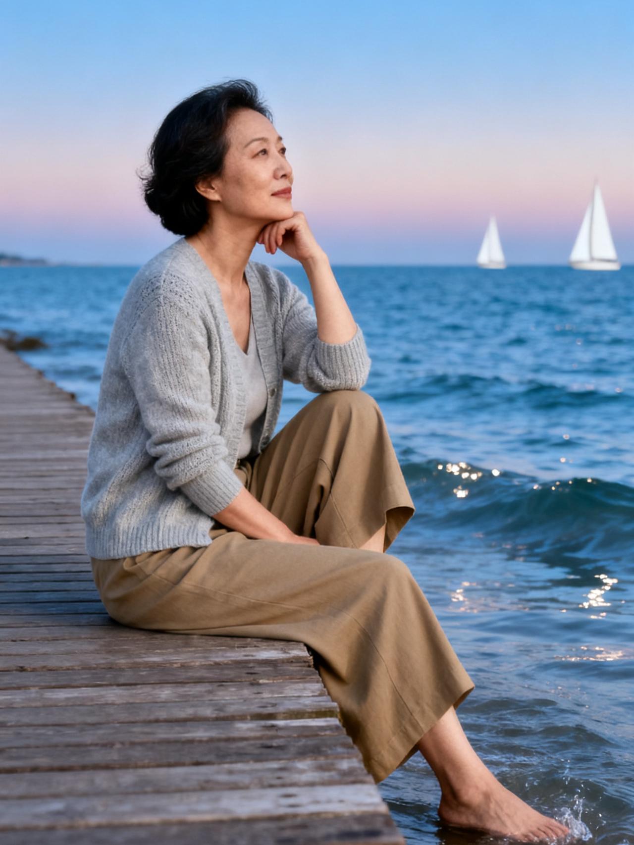  男人不联系你？别追问别求和，55岁老人教你4个字，守住体面和舒心人到55