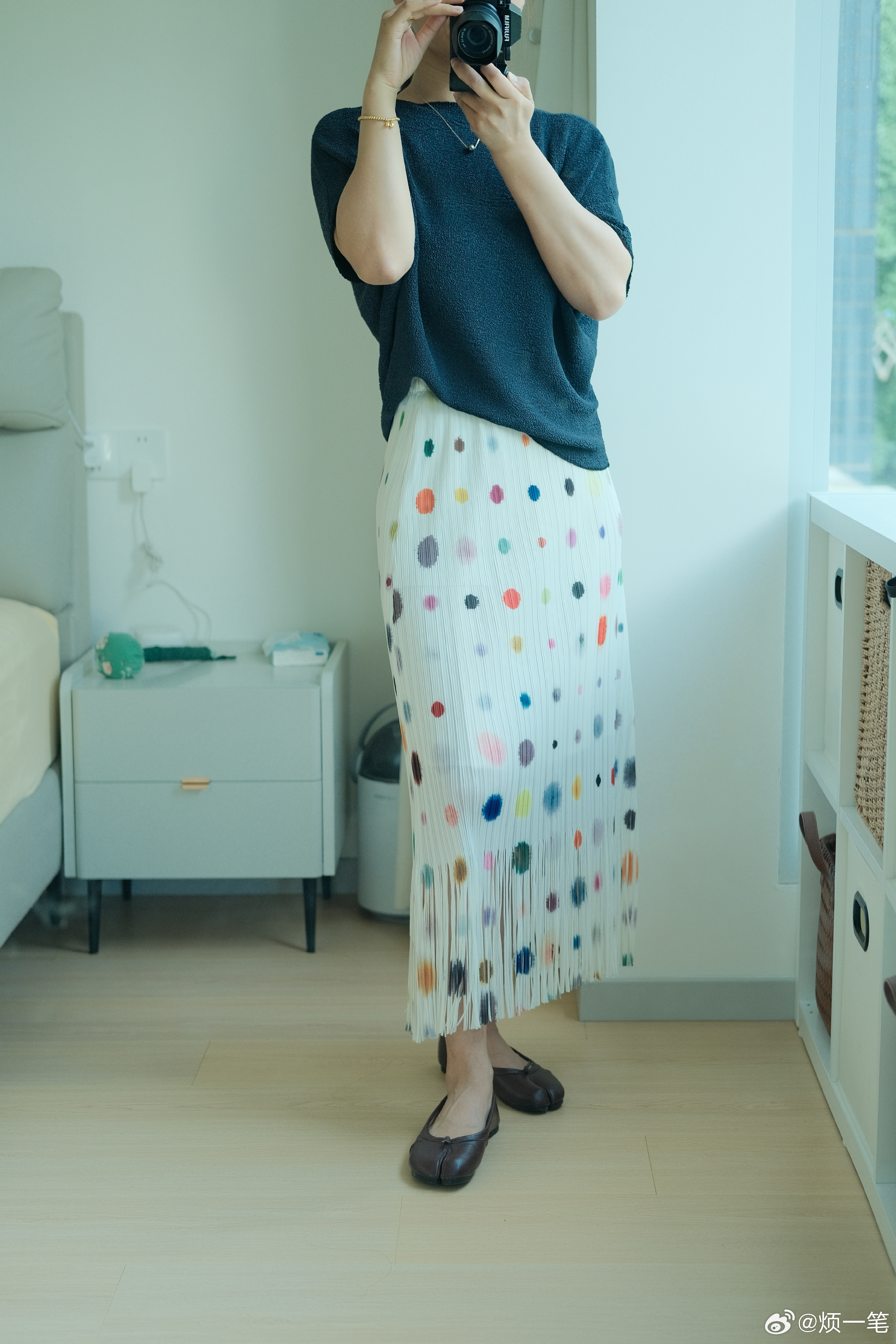 ootd早早早，穿新衣，看着这一柜子衣服，这是我今年夏天买的最后一套新衣服行不