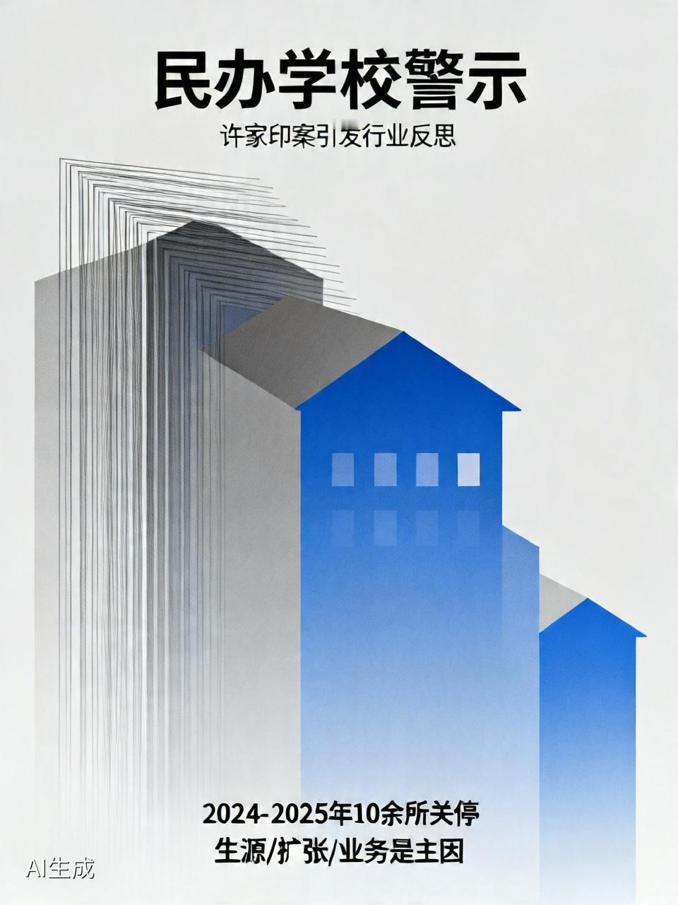 许家印庭审认罪的报道，给民办学校敲响了警钟。民办学校，说实话，也相当于一个企业