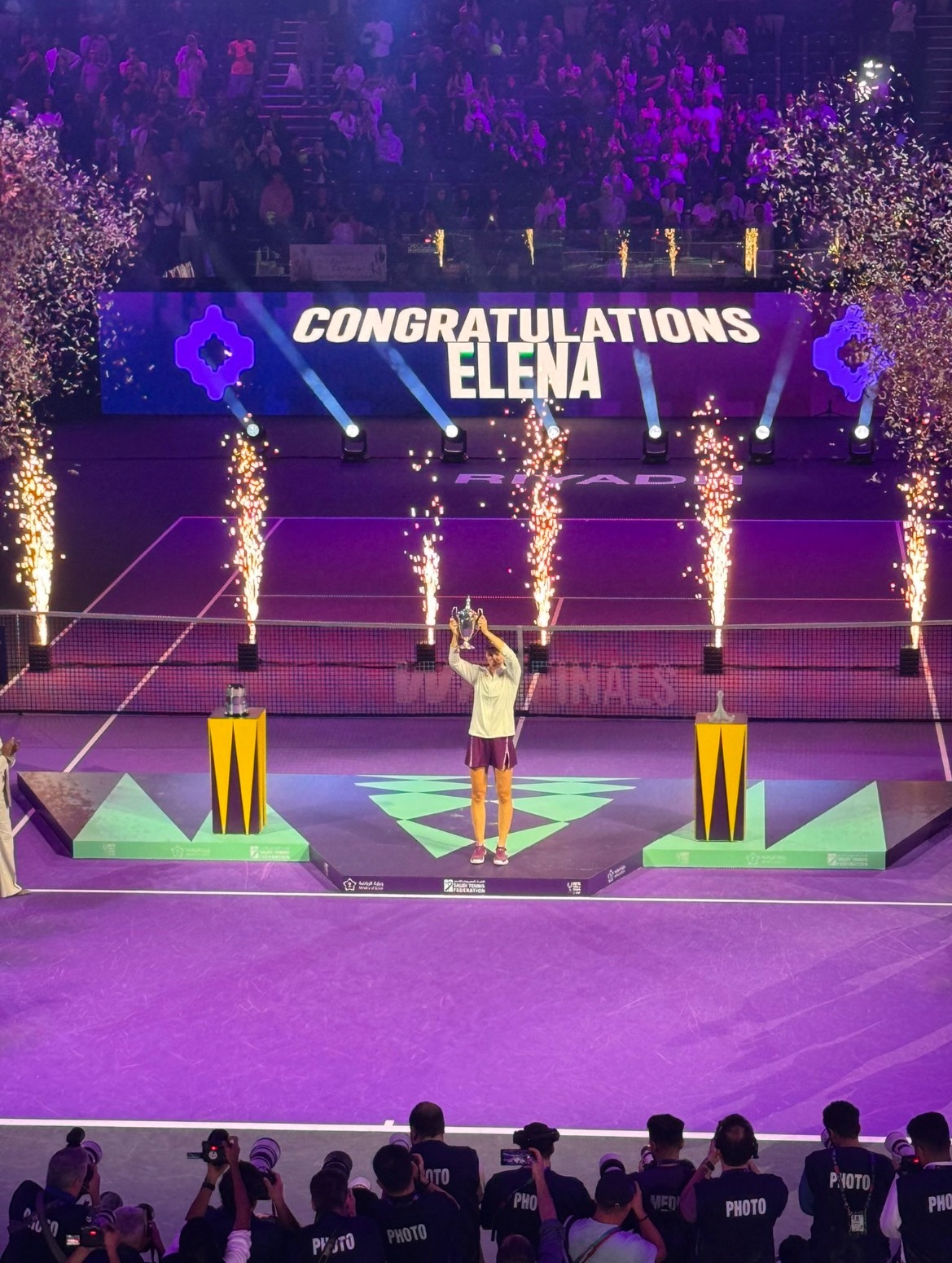 网球talking大会据多家媒体报道，WTA年终总决赛将离开沙特阿拉伯。202