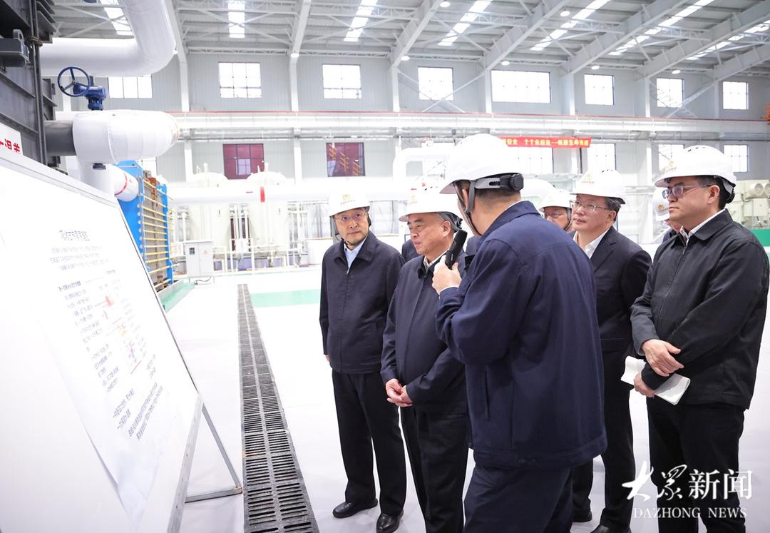 林武在济南调研