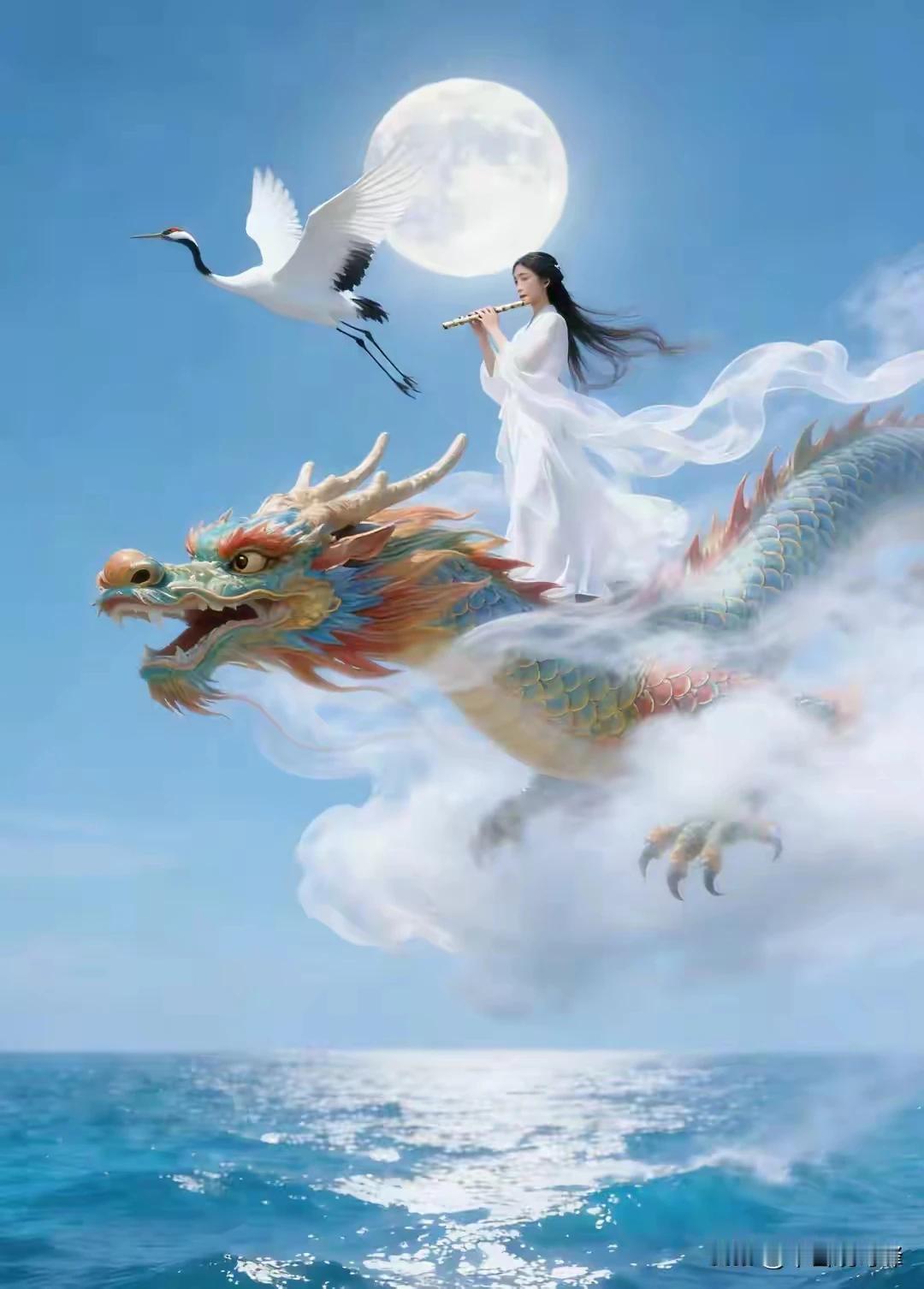 续句诗：白云撑帐欲遮天，飞瀑高悬千尺帘。醉认青山为卧榻满船新月若是仙。