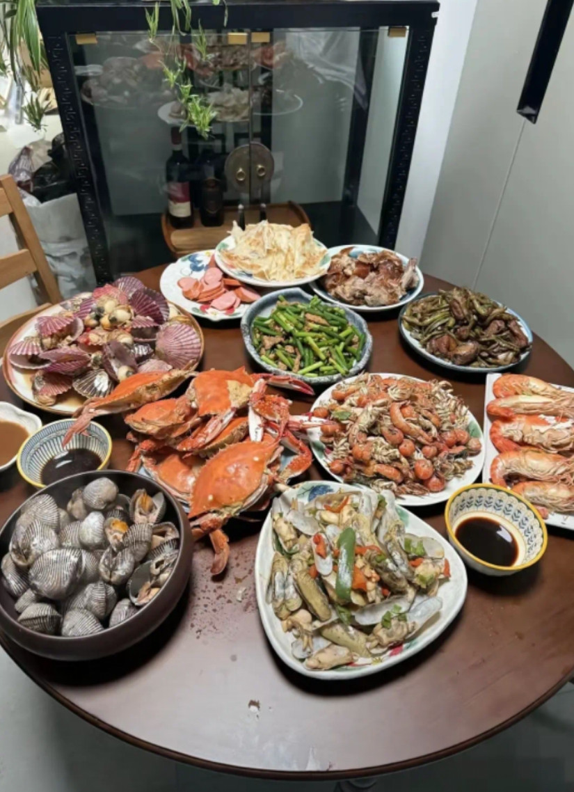 今天大姑姐家一家四口来我家做客，做这些菜招待他们，你们说可以吗？