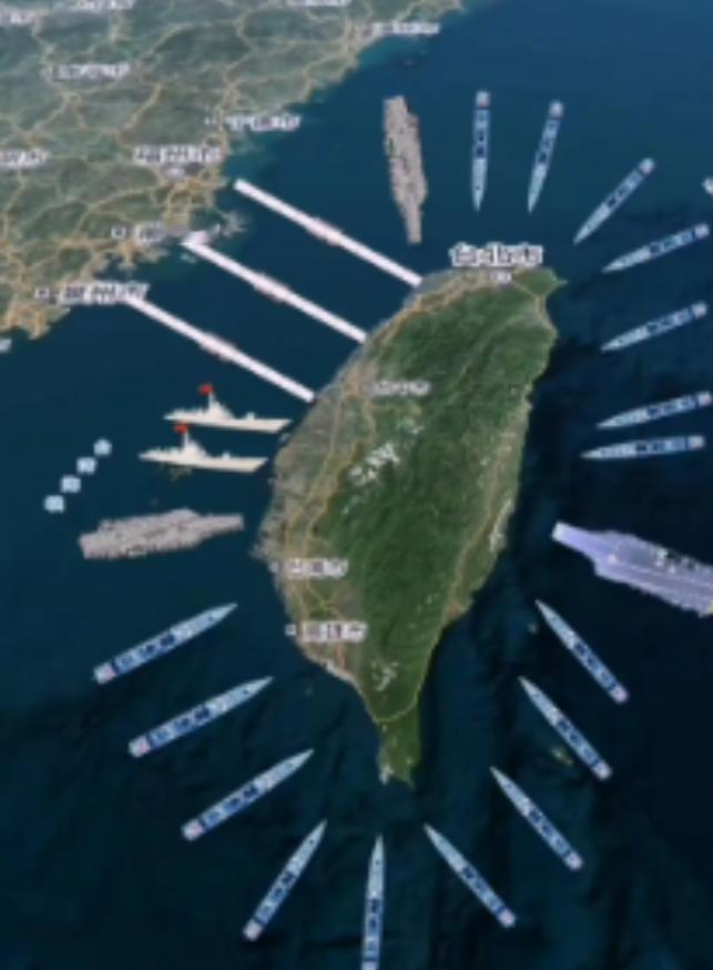 高层绝对有高人！“解放台湾”的战略战术围着围着就形成了。大陆“围而不打”就是把对