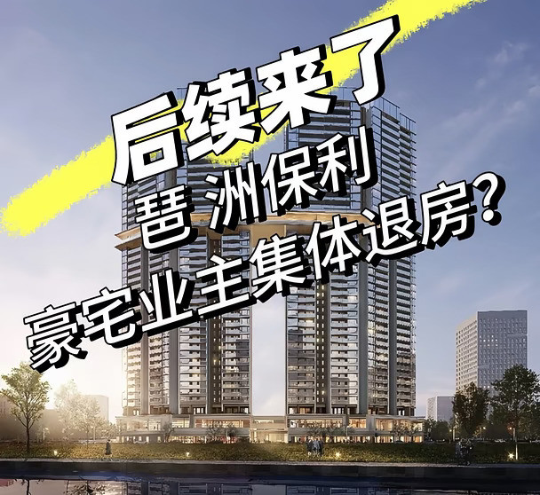 继去年发表的，关于琶洲保利豪宅业主集团退