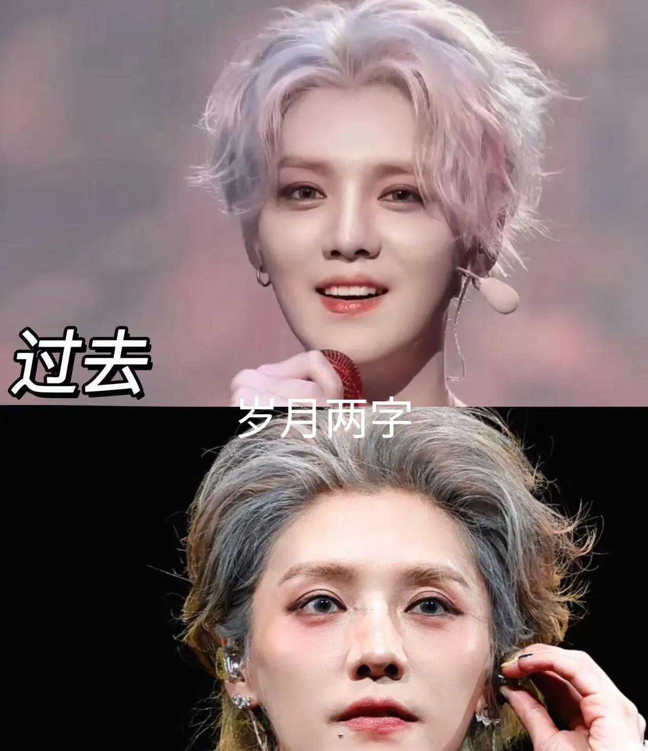 鹿晗“新旧”造型对比，岁月这把“整容刀”太狠了！刷到鹿晗新老舞台造型对比，直