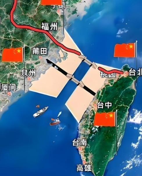 填海这个方法好，能够一劳永逸解决台湾问题！十万辆渣土车日夜交替、加上几万台挖掘机