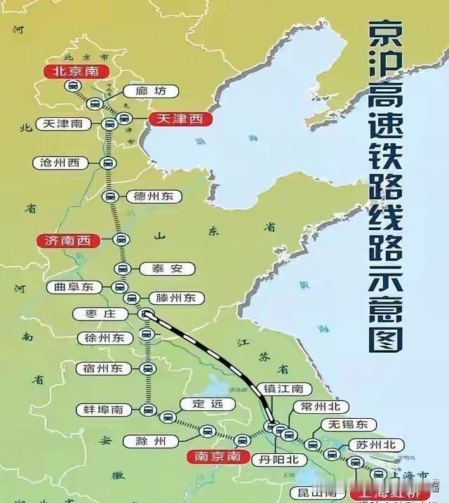 如果当年苏北力争京沪铁路经过辖区，京沪铁路不用绕道安徽，那现在的苏北应该不会那么