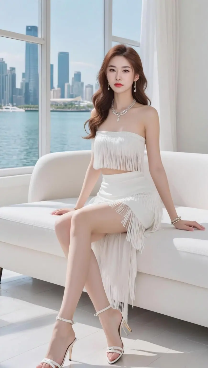 AI海景流苏写真 随变ai随便玩