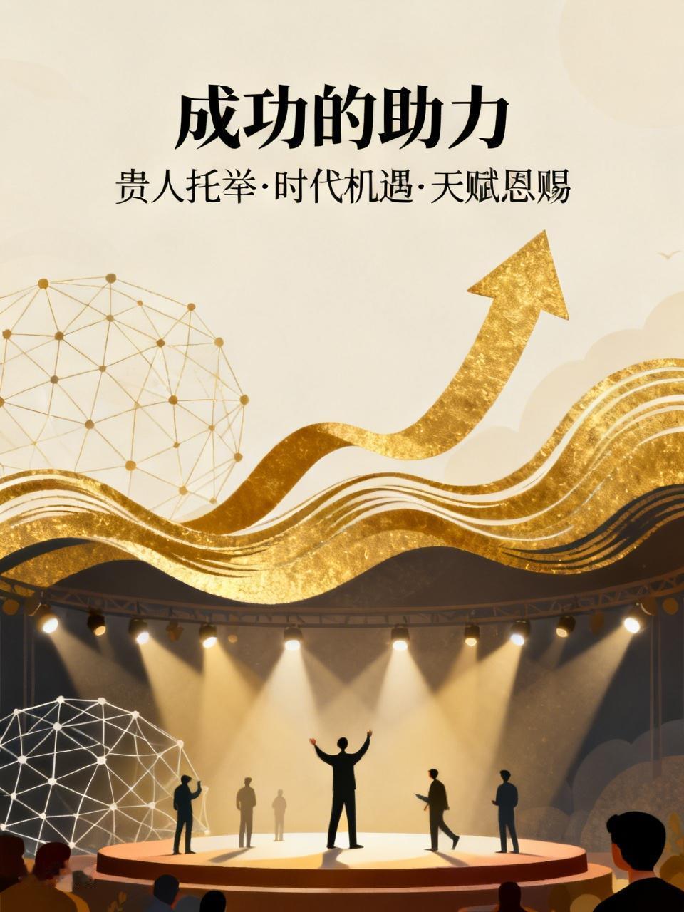 这世界上，任何可以值得拿出来炫耀的事情，无一不是有助力才成功的。这个助力包括贵人