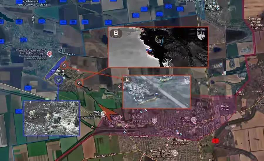 康斯坦丁尼夫卡战局吃紧，俄军多方向推进至城区边缘。乌克兰东部城镇康斯坦丁尼夫卡