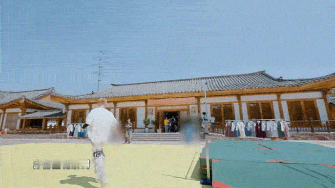 马頔以为鹿晗要回北京哈哈哈哈哈鹿晗玩转圈跳高直接晕懵，第一圈跑偏冲到导演组跟前，