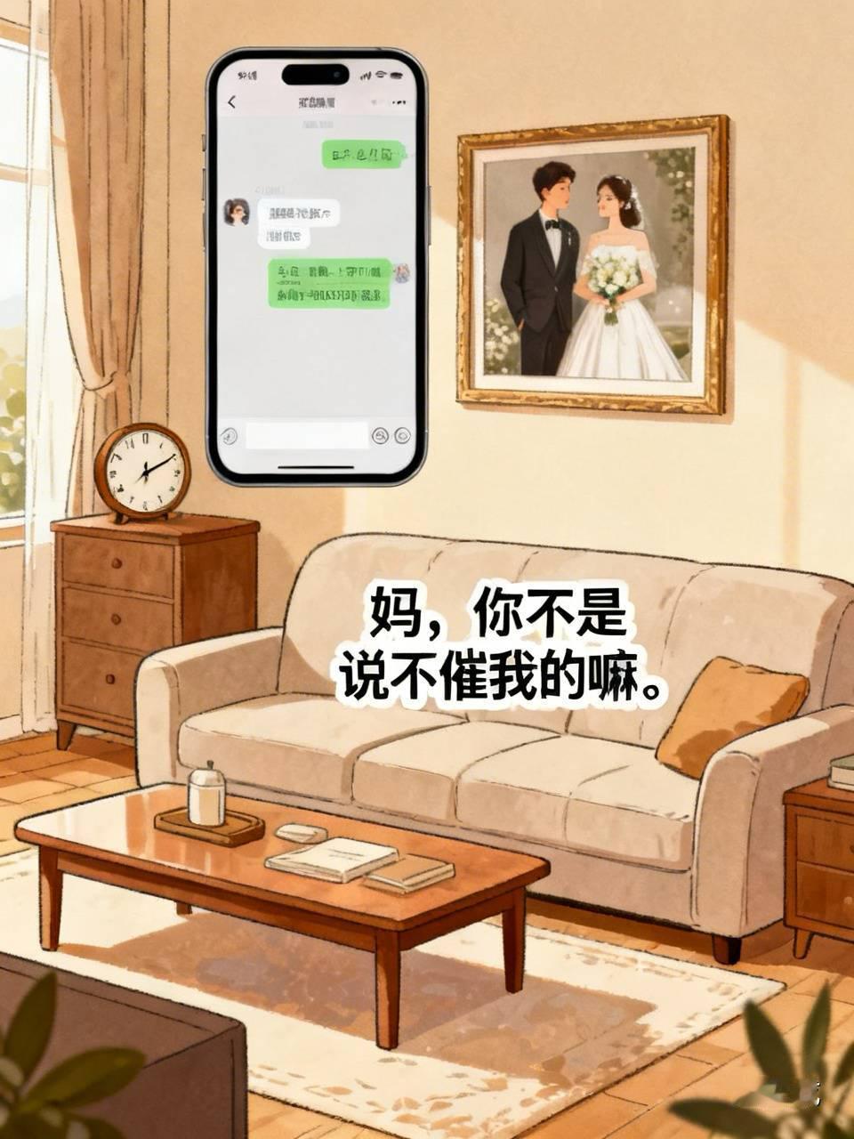 今天喜事连连，我却高兴不起来晚上刷家族群，表哥发来喜帖，侄儿十二月结婚；外甥