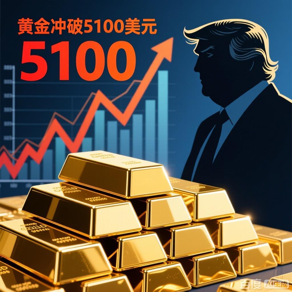 黄金冲破5100美元：特朗普风暴下的财富大迁徙当国际现货黄金价格突破5100