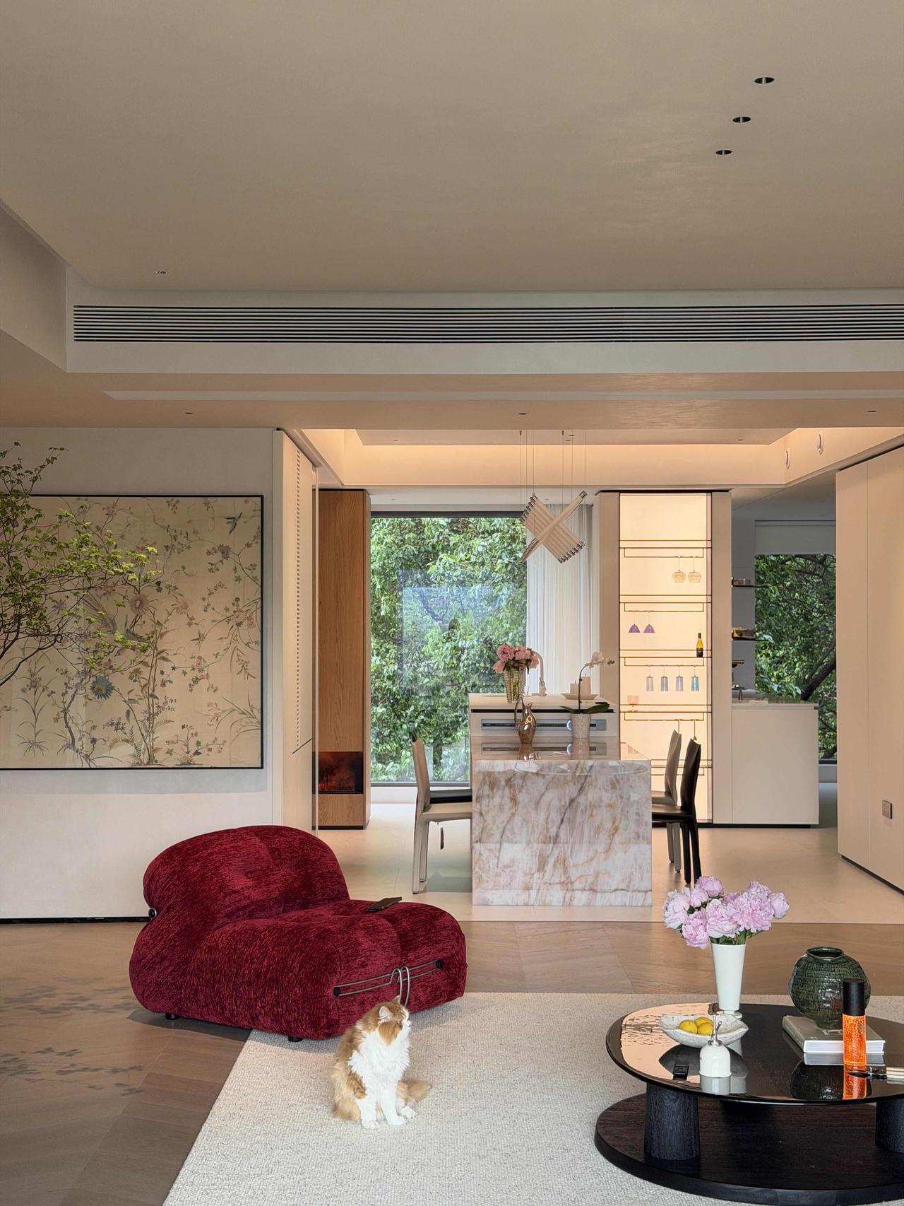三楼，190m²的家也太美了！长沙一女子晒出自己新家，建面205m²，2021年