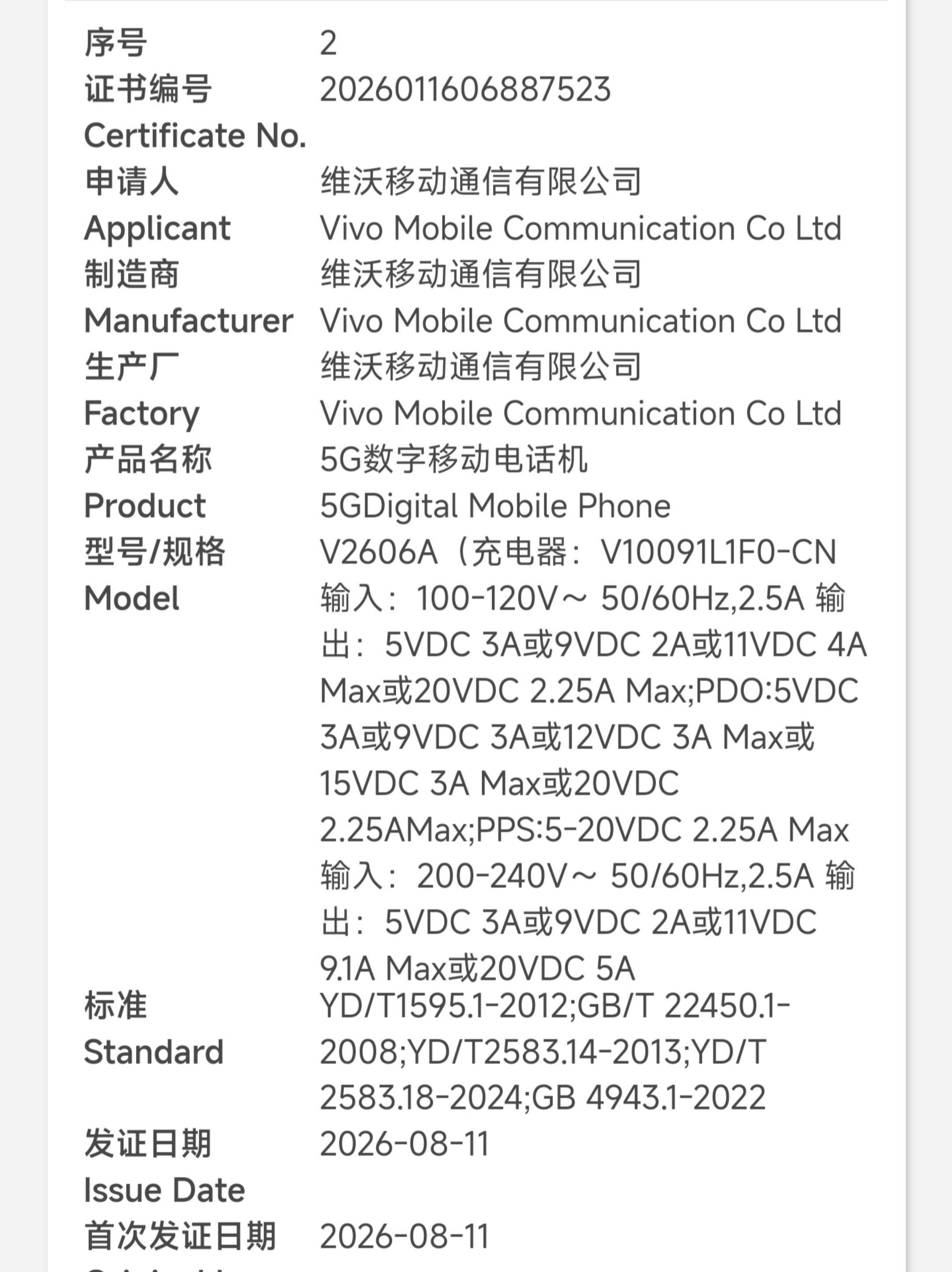 vivoX500系列和iQOO16备案，还有耳机，手表，平板。新品驾到viv