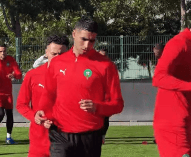 阿什拉夫已重返训练场, 摩洛哥主帅确定他非洲杯会上场