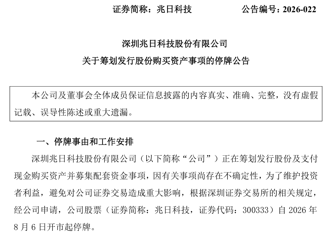 300333, 筹划控制权变更、拟跨界收购, 连环动作!
