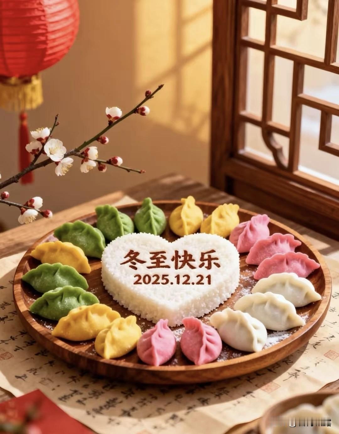 今天是12月21日星期日。送上早安问候，传递美好的祝福：今日冬至，冬至大如年，人