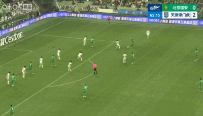 看了半场中超京津大战，非常精彩，双方共打进6个进球，天津津门虎客场4-2击败了北