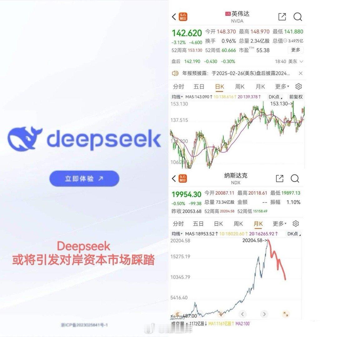 美洲大陆，一场由对岸带来的Deepseek震撼，进而引发整个资本市场踩踏的海啸，