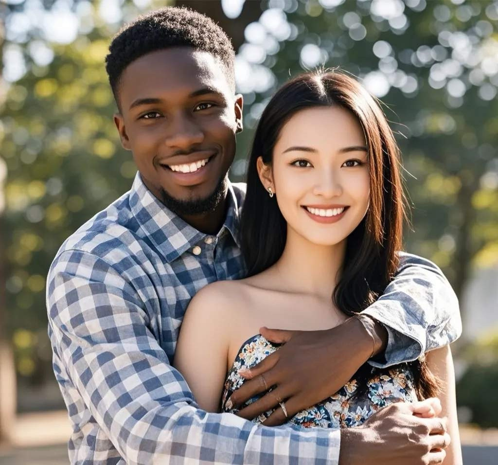 为啥有些黑人男性找女朋友，看着比国内男生还容易？街头常能看见，黑人小伙瞧见心动女生，直接大大方方上去