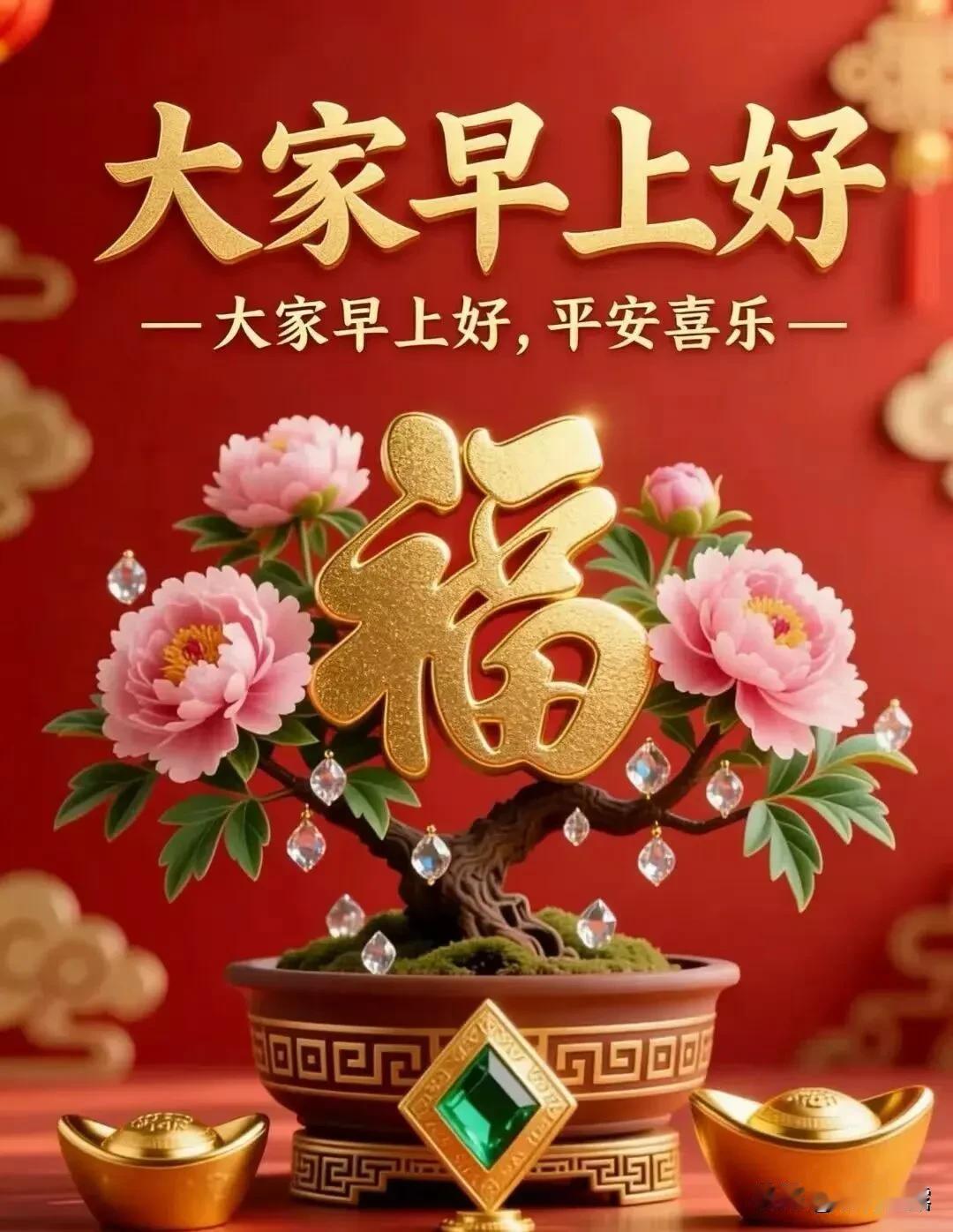 大家早上好！祝您开心快乐！清晨的风裹着春的暖意，三月的花正开得烂漫。愿你在这美