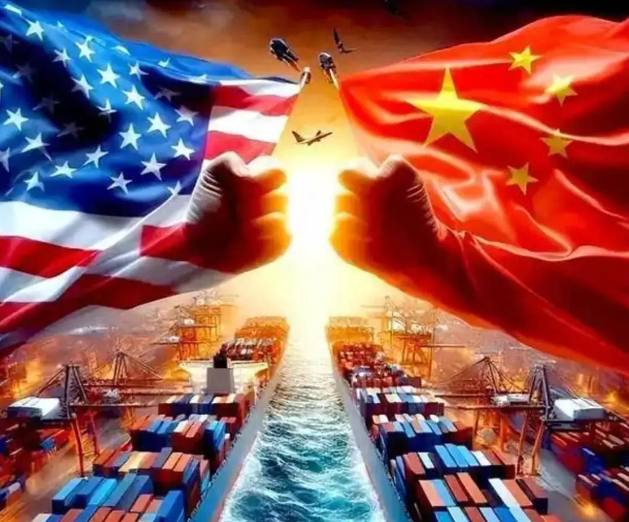 特朗普第一次访华，回去就发起了中美贸易战，中美贸易战打了8年，从芯片、科技、经济