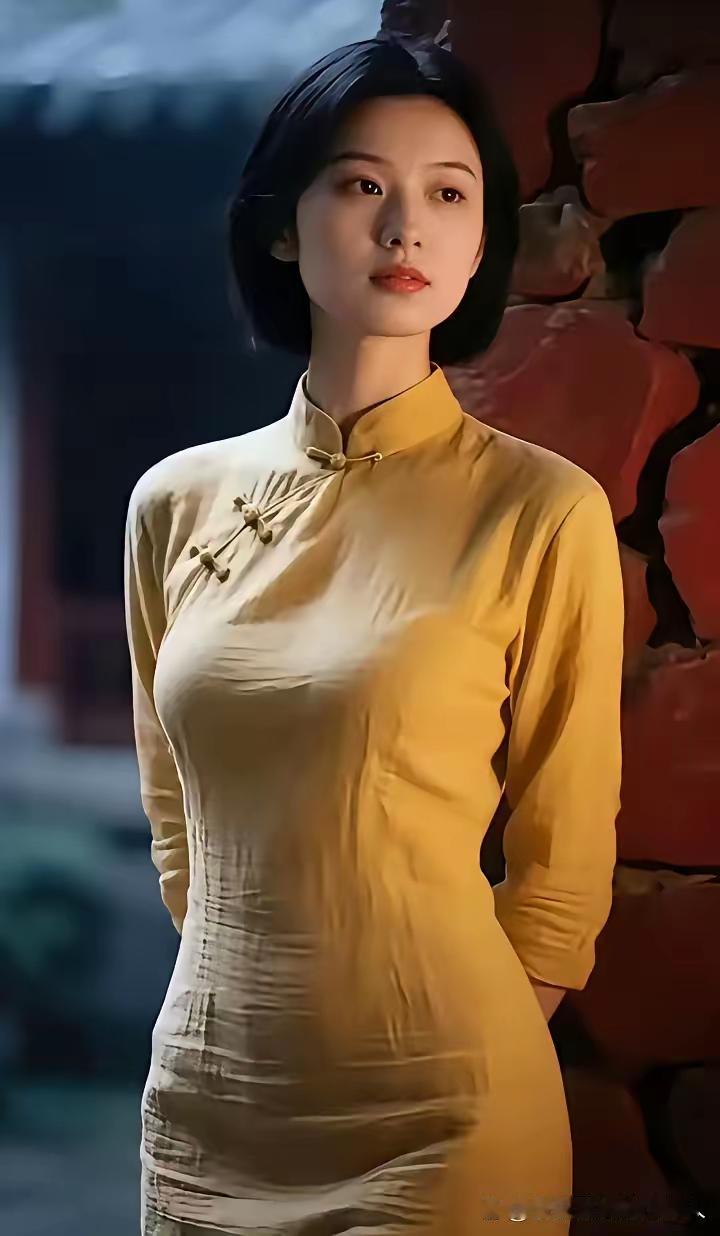 天净沙·古韵佳人残墙静立芳华，清姿暗蕴柔嘉，一抹温婉入画。时光凝绪，伊