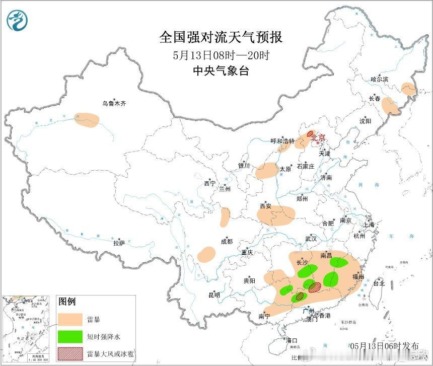 【强降雨和强对流】昨天到今晨，新疆北部继续受到冷空气影响，出现降水。而受到高空冷