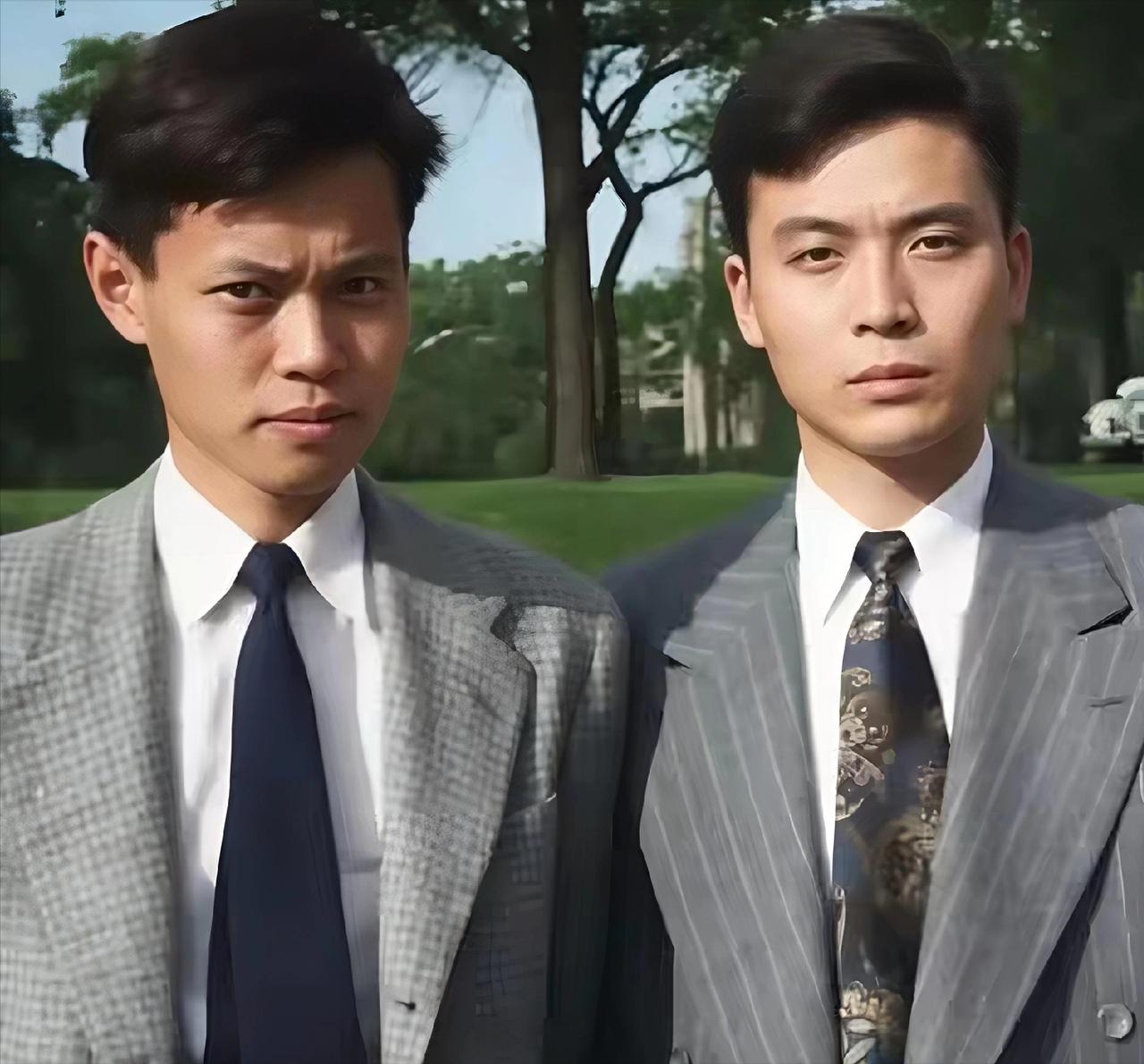 杨振宁邓稼先合影曝光,两人年轻时都是高颜值,六旬后合影太催泪! 1949年的