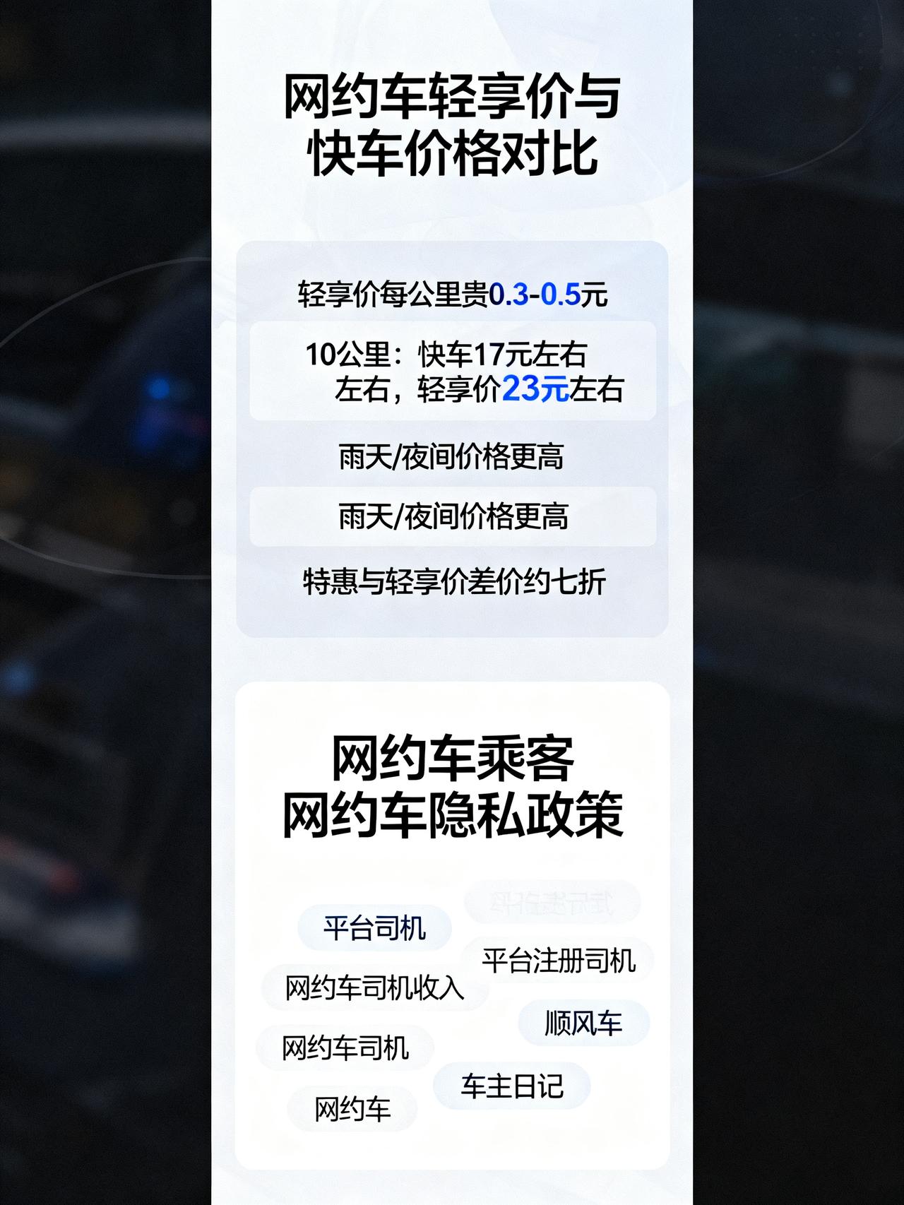 滴滴轻享价比快车还贵？老司机跑了多年才发现，难怪有人专挑这种单一位老司机说：“