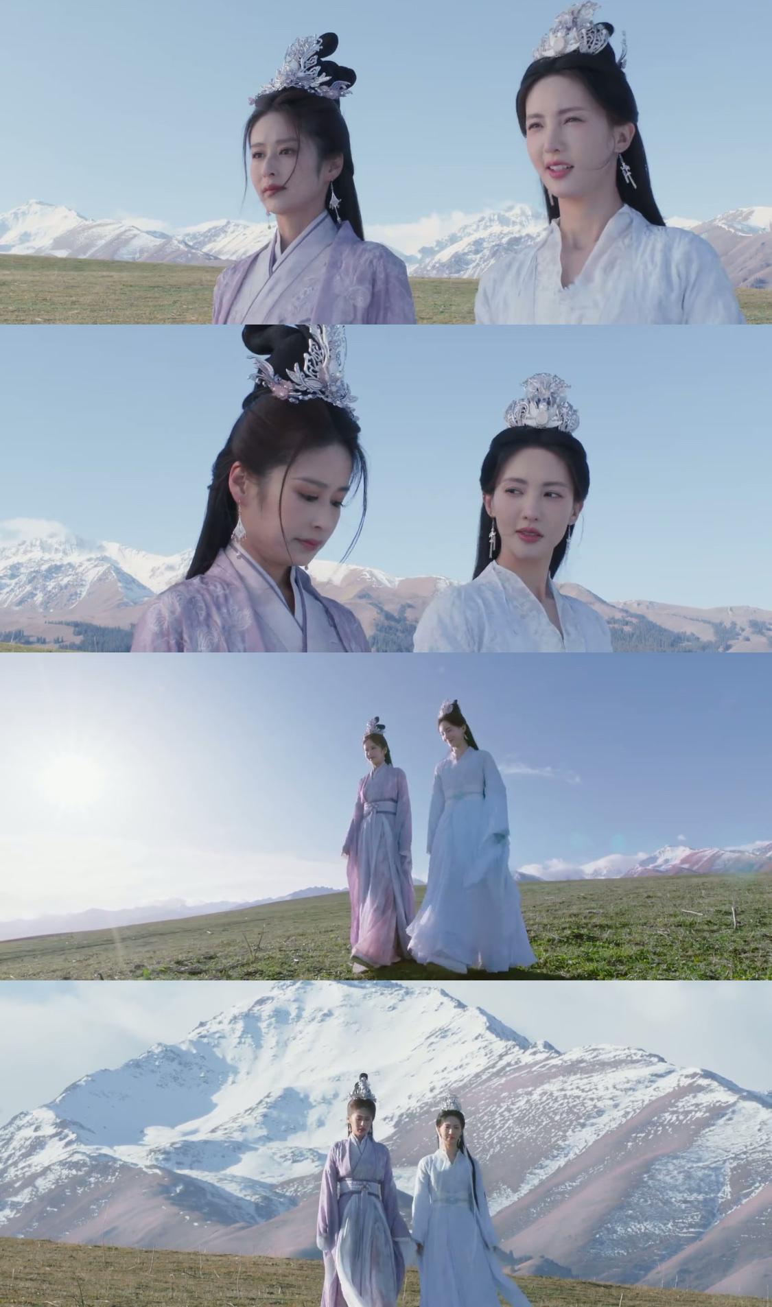 以前拍雪山就不会这么假啊为什么现在的剧都看起来那么假？过去的古装剧拍雪山VS现