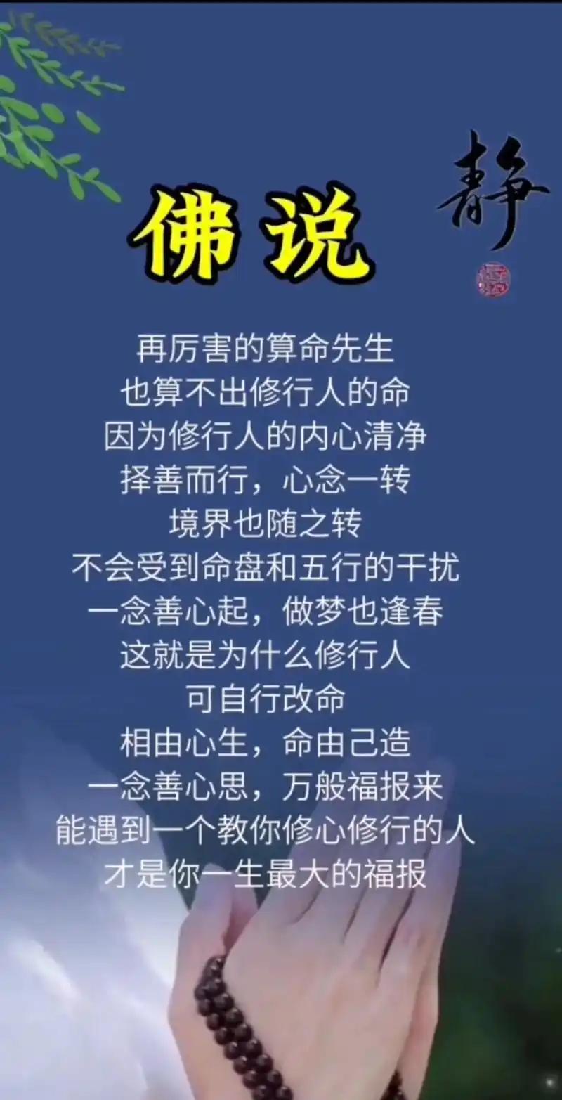 命由天定，运靠人为！！一命：不可改。二运：可改，先改性格和思维。三风水：可
