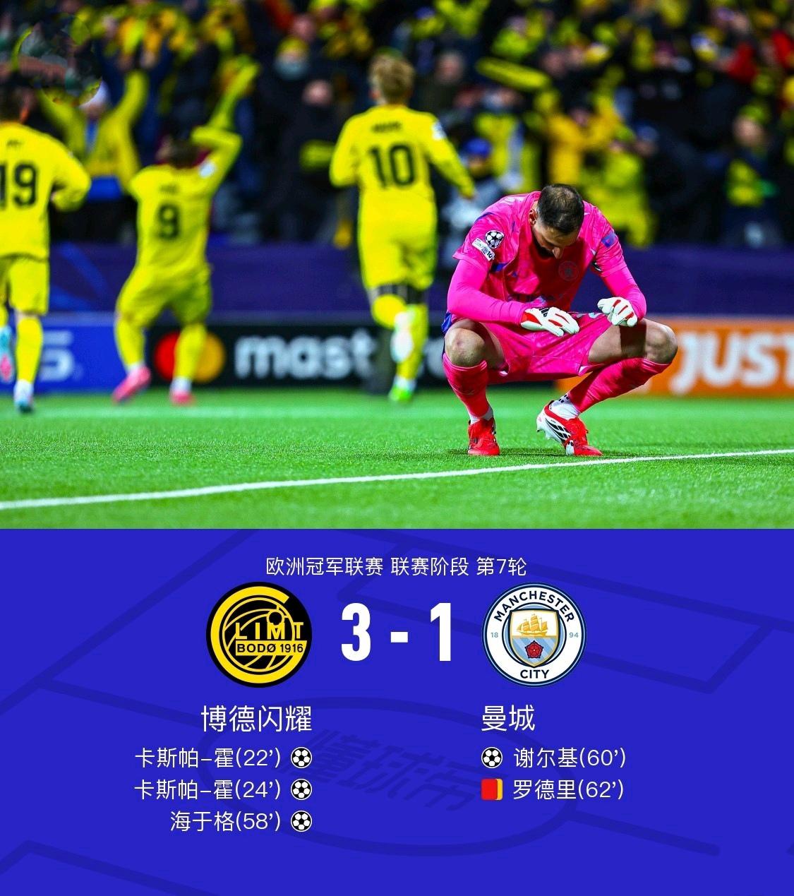 博德闪耀能赢这么多欧洲豪门，因为他们身处在北极圈吧。意大利可是南欧，去那么冷